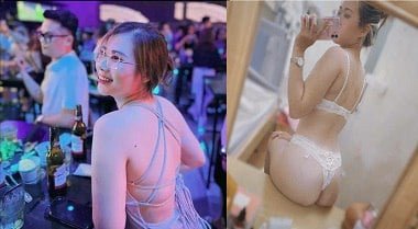 Khanh Ngan lốc trong quán 18+