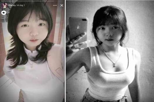 Gia Vy có cái mặt 18+. Khá múp