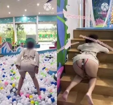 Mỹ Hạnh khoe bướm